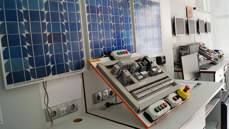 laboratório para os cursos de energias renováveis em Coimbra