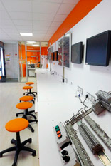 Instalações para os cursos de formação e sessões presenciais